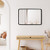 Rectangular Wall Mount Bathroom Mirror Vanity Mirror-L - Color: Black - Size: L