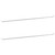  Curtain Rail White and Silver Aluminum, plastic A949-154612