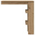 Wall Bar Table Artisan Oak Engineered Wood Medium Wall Bar Table