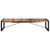 Coffee Table Multicolour Reclaimed Wood Large Durable