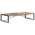Coffee Table Multicolour Reclaimed Wood Large Durable