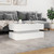 Coffee Table White Engineered wood Medium Modern Coffee Table