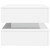 Coffee Table White Engineered wood Medium Modern Coffee Table