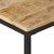 Coffee Table Set of 2 Natural Mango Wood, Black