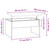 Coffee Table Concrete grey Engineered wood Medium