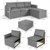 Convertible L-Shaped Sectional Sofa Couch with Reversible Chaise-Green