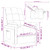vidaXL Recliner Chair Cream Fabric (100% polyester), plywood, iron