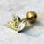 Gold Lovely Heart Cartilage Earring
