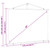 vidaXL Projection Screen with Tripod 84" 4:3