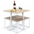 5 pcs Dining Table And Chairs Set Compact Space Bar