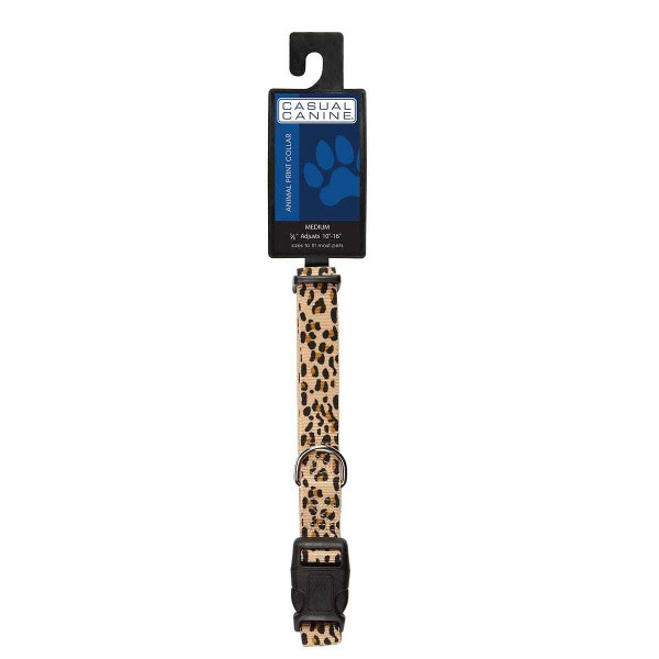 Casual Canine Animal Print Collars 6-10 in Cheetah N274-BP01ZA15161_06_10