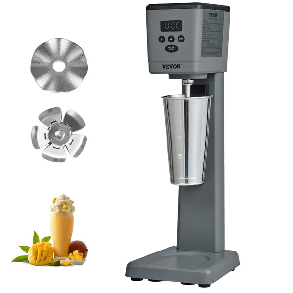 VEVOR Milkshake Maker, 375W Electric Milkshake Machine, Single Head Drink Mixer Blender Machine