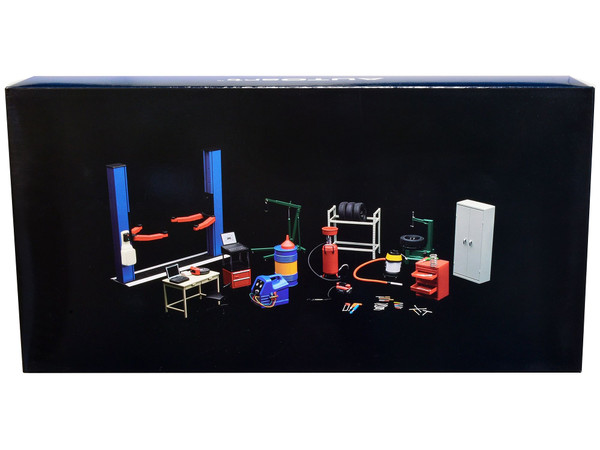 Garage Kit Set (Version 2) for 1/18 scale models by Autoart F977-49111
