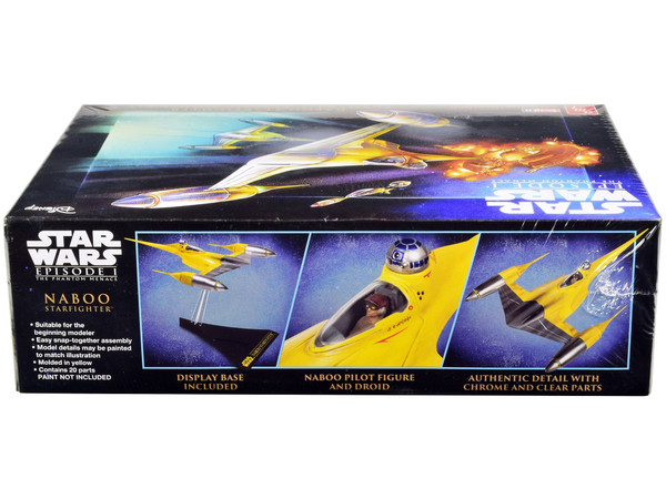Skill 2 Model Kit – Naboo Starfighter Spaceship from "Star Wars: Episode I - The Phantom Menace" (1999) Movie