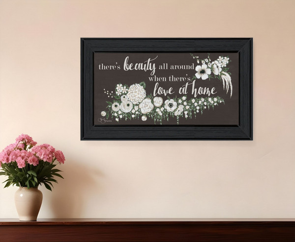 Love At Home Black Framed Print Wall Art N270-529898