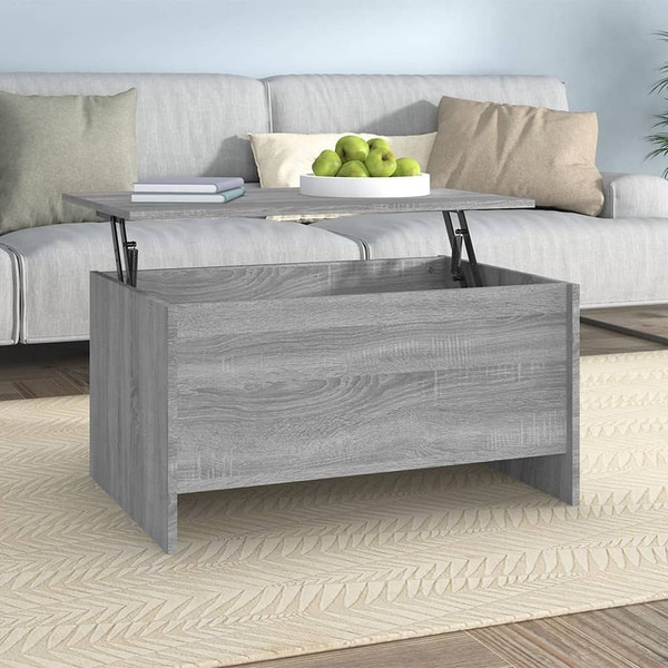 Coffee Table Grey Sonoma Engineered wood Adjustable Armrests