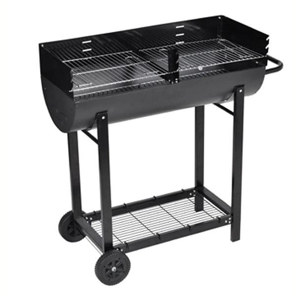 vidaXL BBQ Barrel Half