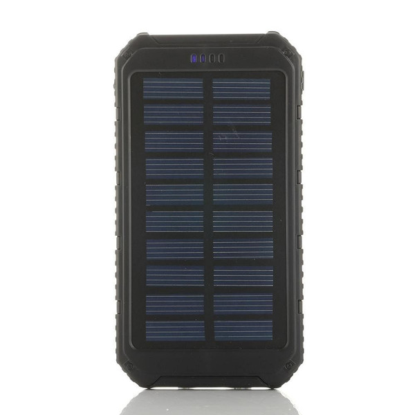 Roaming Solar Power Bank Phone or Tablet Charger Color: Black