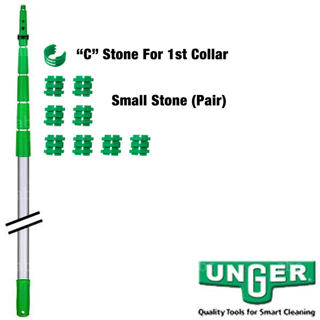 Pole Part -- Unger - TelePlus - Inside Threaded Stone - Single C Shaped
