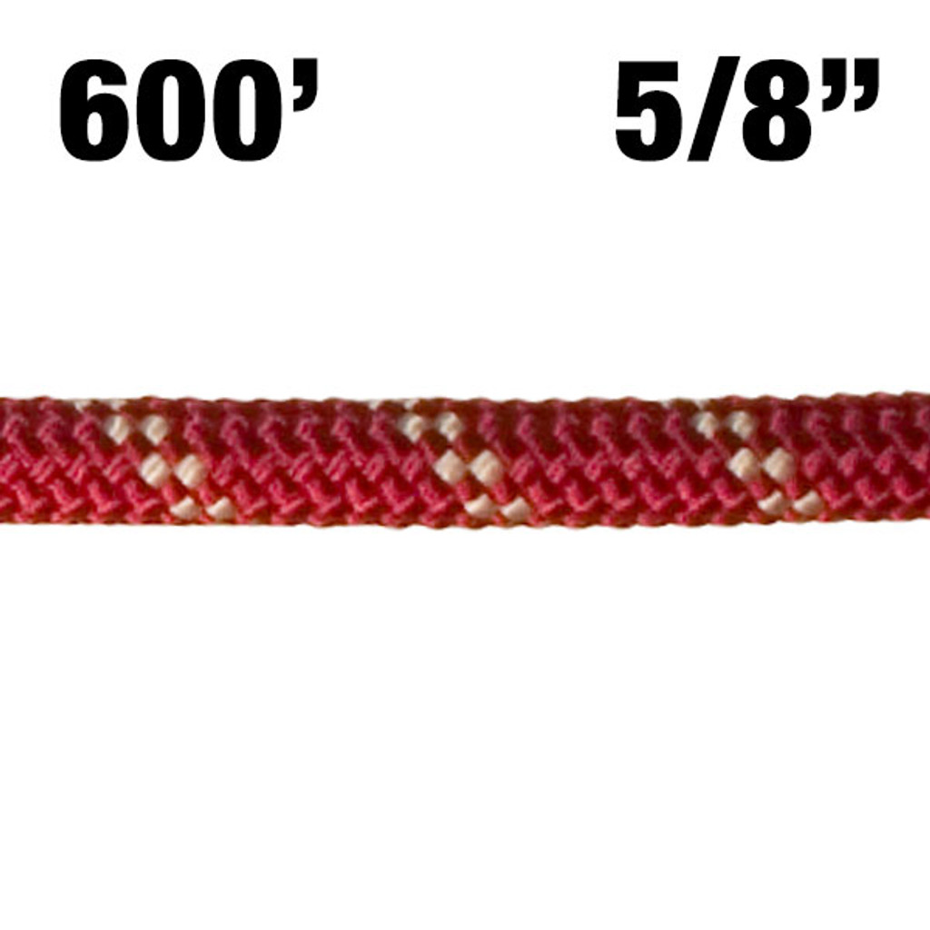 Discount Static Kernmantle Rappelling Rope 5/8 in - Climbing & Rescue Rope