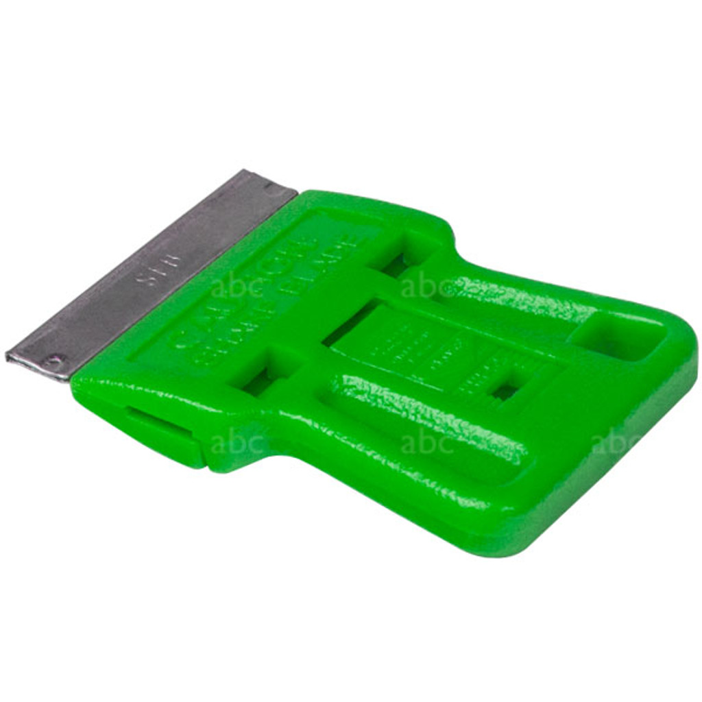 GSM1000 Single Edge Scraper - green