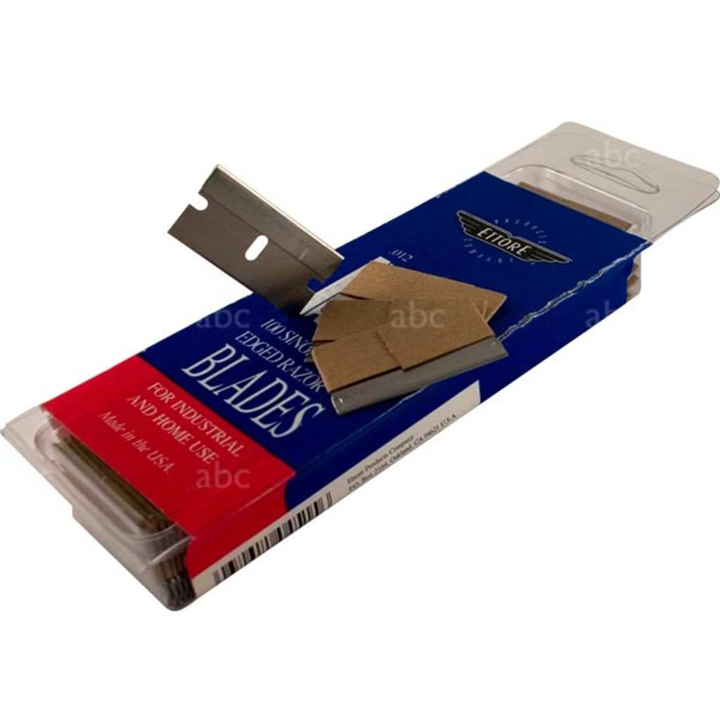 Plastic Razor Blade Scraper extra Plastic Razor Blades Refills – National  Supply Company