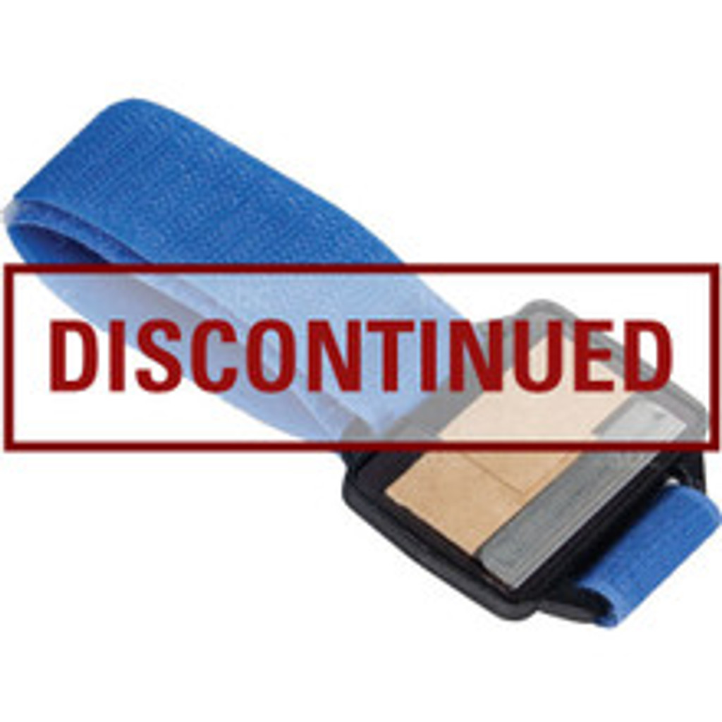 MBH-BLUE-1 Single Edge Scraper Holder Blue Velcro WristBand