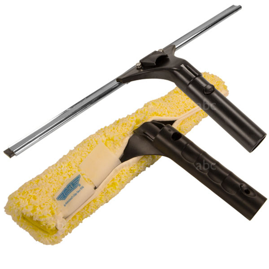 Ettore BackFlip Combo Brass Squeegee/Washer