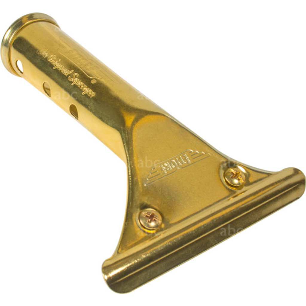 Ettore Top Clip Brass Handle 1339 popular Brass squeegee handle.