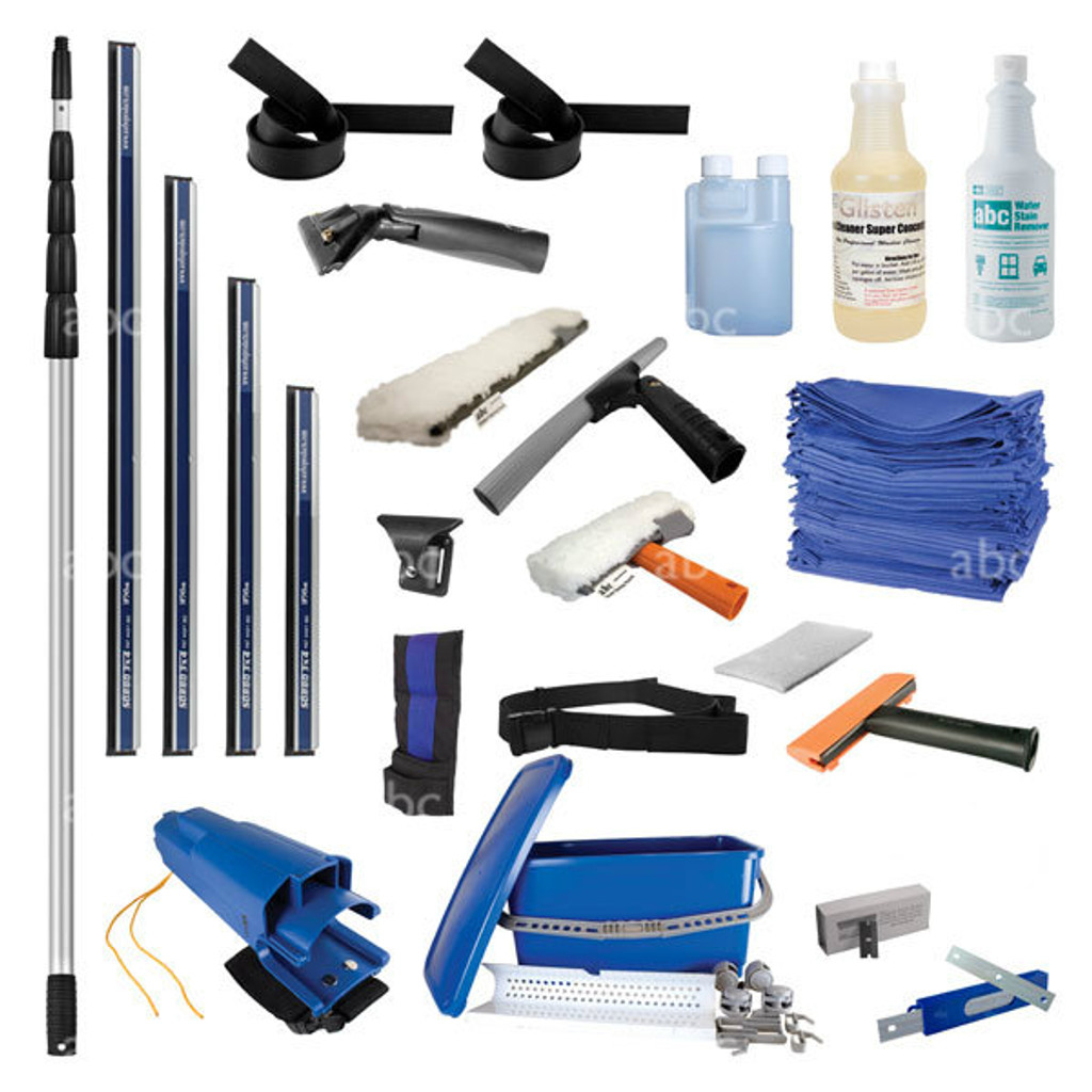 Window Cleaning Kit - Klassy Deluxe Supply Kit - abc Window Cleaning Supply