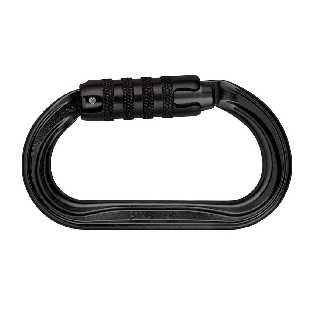 Petzl OK Triact-Lock Oval Carabiner - 25 kN