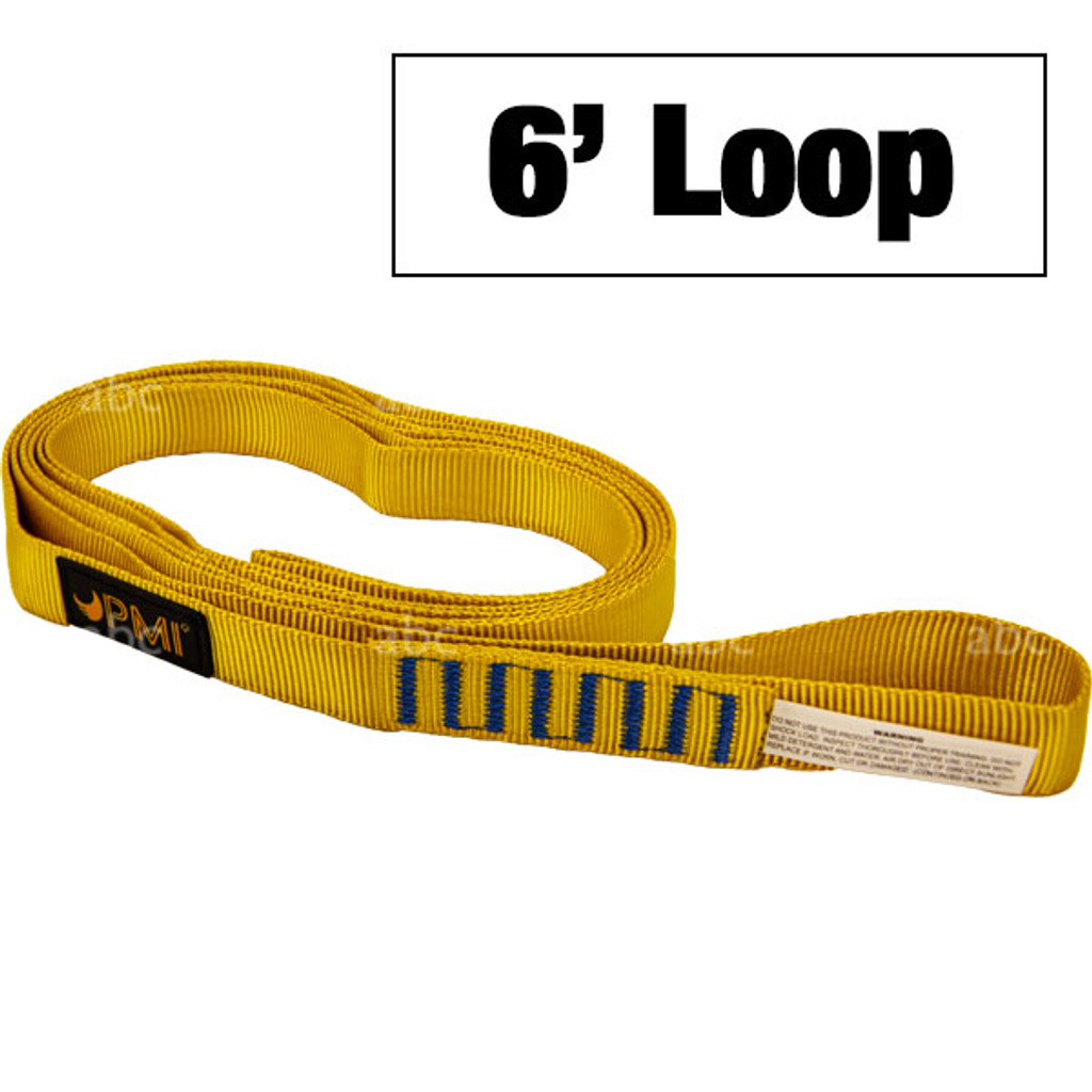 PMI Sewn Webbing Loops - 6' loop