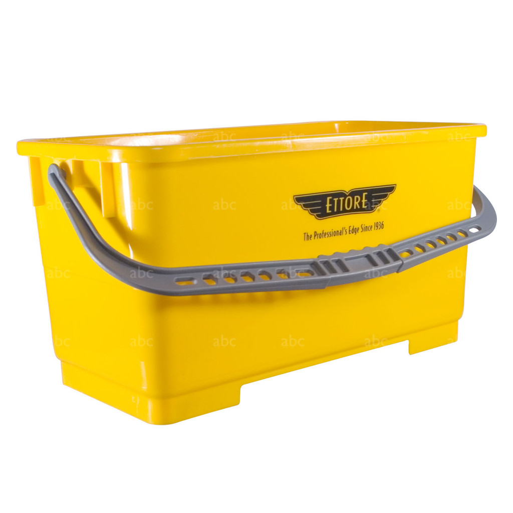 Bucket -- Ettore - BUCKET - 6 Gallon Rectangular - Yellow - Each