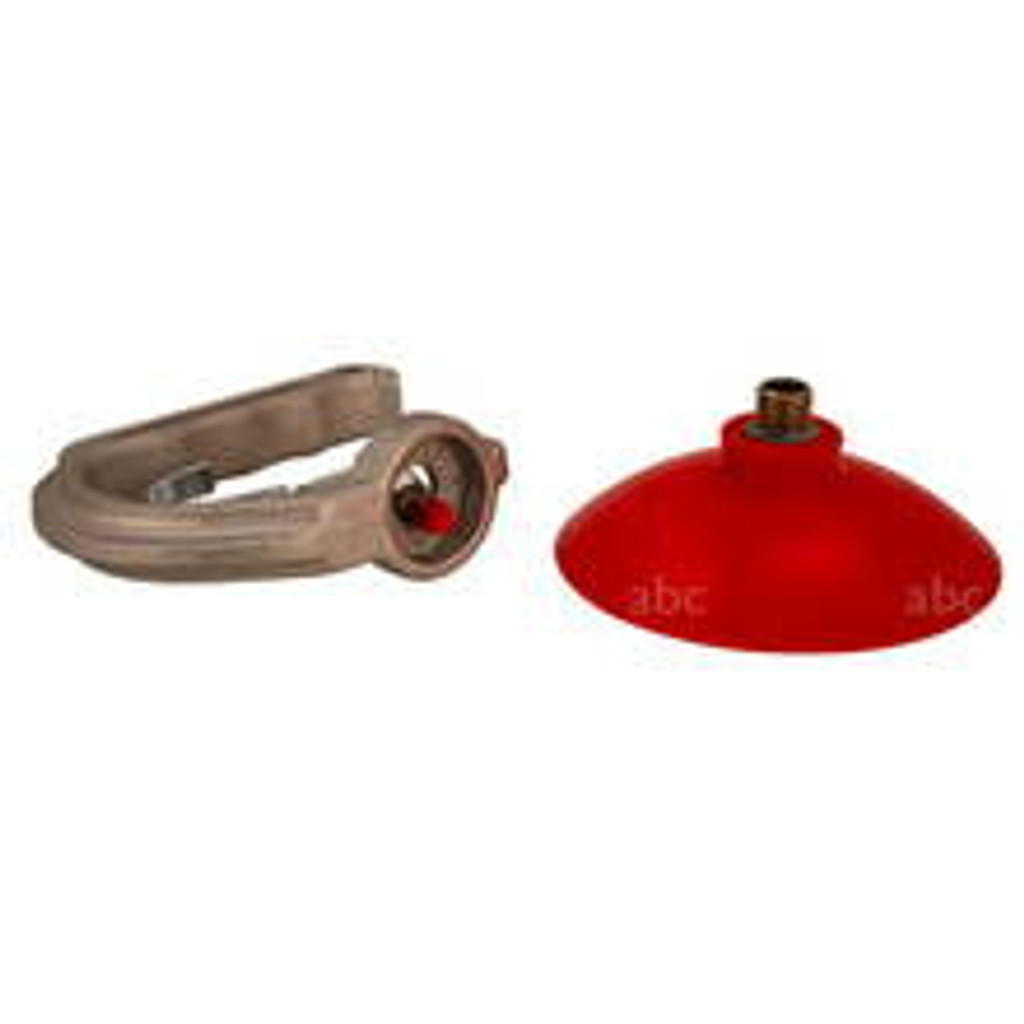Rubber Seal with 8-32 nut – Red Silicone - pieces
