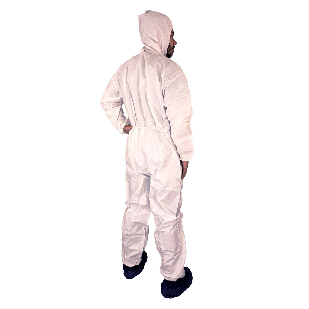 中古　ナウン　COVERALL WHITE Warrior Protective White Particle Blocking Coverall w/ Hood