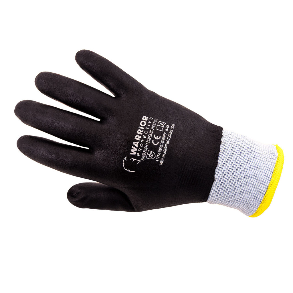 Winter Nitrile coated work gloves