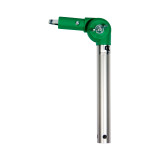 Pole Accessory -- Unger - Adjustable Angle Adapter - Green Nylon & Aluminum