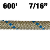 Rope -- BlueWater - II + Plus - 7/16" - Gold with Blue Marker - 600' - [[sku]