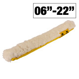 abc Soaker ® w/ White Abrasive Scrub Strip on One Side Sleeve