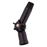 Adjustable Angle Adapter -Euro threading on both ends - with Drilled Hole