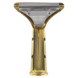 Squeegee Handle - Pulex - Clip Style - Brass - Quick Release Press style Back Plate