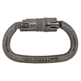 Kong Ovalone Double Locking Steel Carabiner - closed