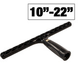 Triple Crown Gray Plastic Slotted Tubing Swivel T-bar