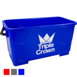 Bucket -- Triple Crown - 6 Gallon Rectangular - Blue - Each