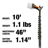 10ft: $213.00: 1.1lbs: Hybrid