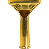Squeegee Handle - Triple Crown - Clip Style - Brass