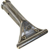 Squeegee Handle - Triple Crown - Clip Style - Basic Screw-On - Stainless Steel