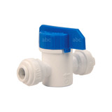 WaterFed ® - Hose Fittings - abc - Push to fit - White Valve - angled