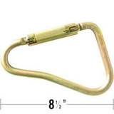 XL Steel ANSI Scaffold Hook Carabiner XL Steel ANSI Scaffold Hook Carabiner