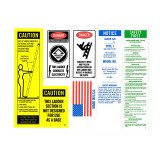 Accessory - Replacement Label Set for Metallic Ladders